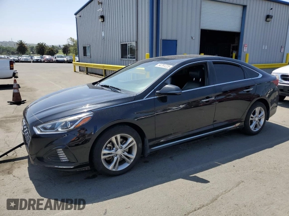 2018 Hyundai Sonata SEL z VIN 5NPE34AF2JH674856, wystawiony jako Copart lot #54791225 z przebiegiem 149 653 mil mil oraz Szkoda całkowita • Salvage title. Historia ofert i sprzedaży dostępna na DreamBid. Obrazek 1.
