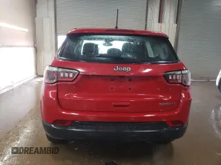 2018 Jeep Compass Sport with VIN 3C4NJCAB8JT300622, listed as a Copart auction lot 51066835 with 96,741 mi miles and Salvage Title. Bid and sale history available at carsss.com. Image 6.