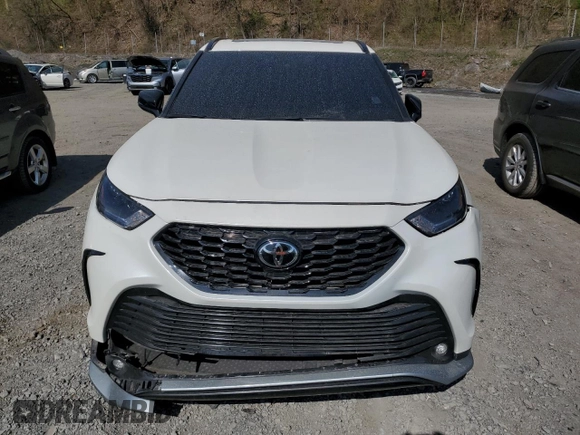 2021 Toyota Highlander XSE with VIN 5TDJZRBHXMS088799, listed as a Copart auction lot 53942365 with 25,172 mi miles and Non repairable. Bid and sale history available at DreamBid. Image 5.