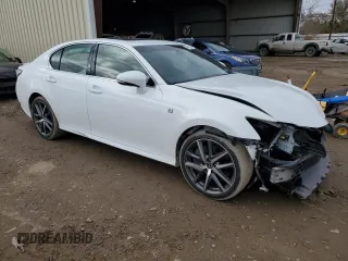 2018 Lexus GS with VIN JTHBZ1BL7JA015309, listed as a Copart auction lot 84082574 with 49,366 mi miles and Salvage Title. Bid and sale history available at carsss.com. Image 4.