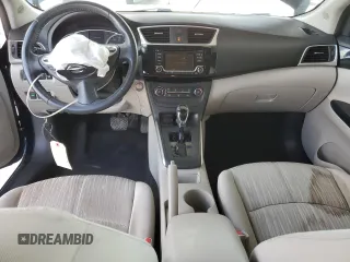 2017 Nissan Sentra SV with VIN 3N1AB7AP4HL638949, listed as a Copart auction lot 55046635 with 87,665 mi miles and Salvage Title. Bid and sale history available at DreamBid. Image 8.
