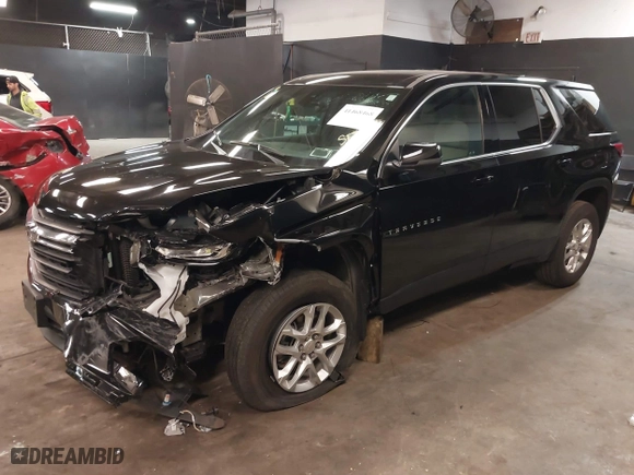 2023 Chevrolet Traverse LS with VIN 1GNERFKW7PJ280480, listed as a IAAI auction lot 41468468 with 16,308 mi miles. Bid and sale history available at carsss.com. Image 17.