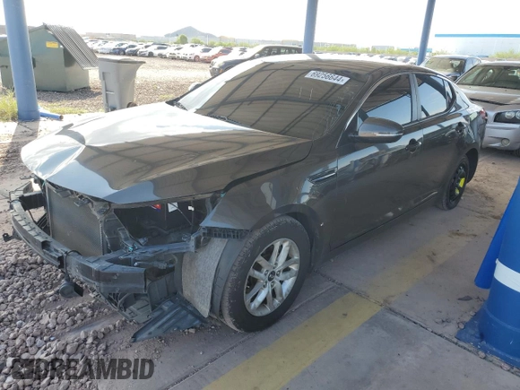 2011 Kia Optima LX z VIN KNAGM4A74B5131876, wystawiony jako Copart lot #69256644 z przebiegiem 117 718 mil mil oraz Szkoda całkowita • Salvage title. Historia ofert i sprzedaży dostępna na DreamBid. Obrazek 1.