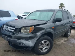 2007 Honda Pilot EX with VIN 2HKYF18497H500458, listed as a IAAI auction lot 41784273 with 114,454 mi miles. Bid and sale history available at carsss.com. Image 2.