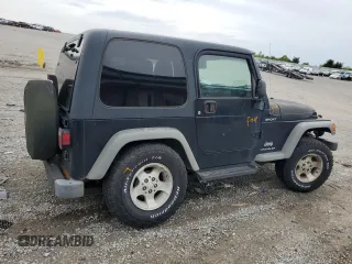 2003 Jeep Wrangler Sport with VIN 1J4FA49S43P321998, listed as a Copart auction lot 60860444 with 109,856 mi miles and Salvage Title. Bid and sale history available at carsss.com. Image 3.