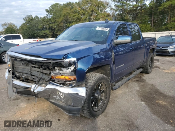 2017 Chevrolet Silverado 1500 LT with VIN 3GCPCREH0HG413004, listed as a Copart auction lot 83365354 with Not Provided miles and Salvage Title. Bid and sale history available at DreamBid. Image 1.