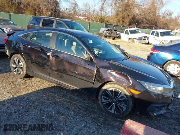 2017 Honda Civic Sedan EX-T with VIN 19XFC1E35HE030656, listed as a IAAI auction lot 38313363 with 128,344 mi miles. Bid and sale history available at carsss.com. Image 1.