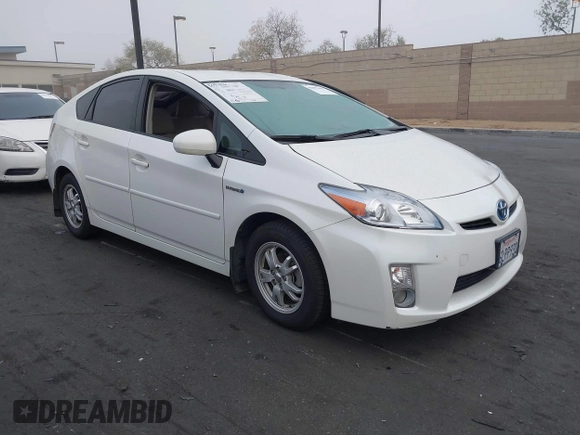 2010 Toyota Prius II with VIN JTDKN3DU9A0121927, listed as a IAAI auction lot 42085463 with 170,750 mi miles. Bid and sale history available at carsss.com. Image 1.