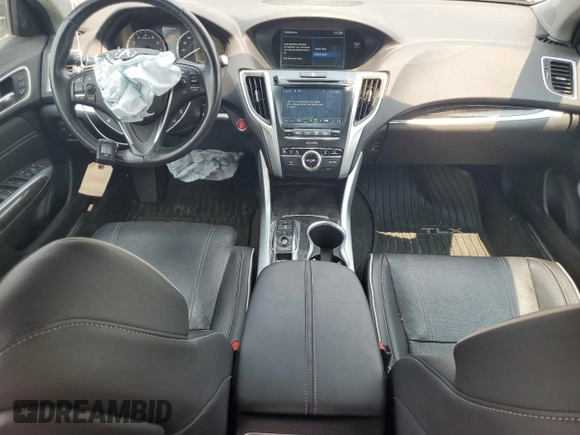 2018 Acura TLX Advance with VIN 19UUB3F73JA003800, listed as a Copart auction lot 59383825 with 72,071 mi miles and Salvage title. Bid and sale history available at DreamBid. Image 8.
