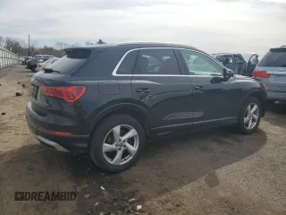 2020 Audi Q3 Premium with VIN WA1AECF35L1035909, listed as a Copart auction lot 49854725 with 78,602 mi miles and Salvage title. Bid and sale history available at DreamBid. Image 3.