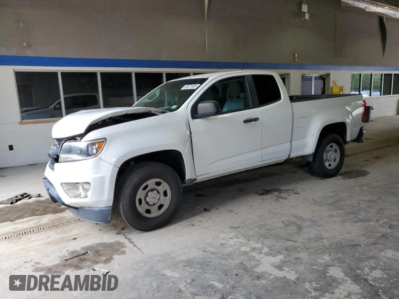 2018 Chevrolet Colorado 2WD Work Truck with VIN 1GCHSBEA9J1218864, listed as a Copart auction lot 56973495 with 121,168 mi miles and Salvage title. Bid and sale history available at DreamBid. Image 1.