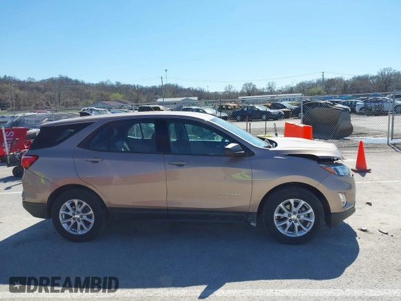 2018 Chevrolet Equinox LS with VIN 2GNAXHEV2J6160948, listed as a IAAI auction lot 41818156 with 152,457 mi miles and . Bid and sale history available at DreamBid. Image 13.