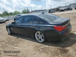 2012 BMW 7 Series 750Li xDrive with VIN WBAKC8C59CC434813, listed as a Copart auction lot 65277705 with Not provided miles and Clean title. Bid and sale history available at DreamBid. Image 2.