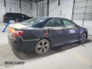 2012 Toyota Camry SE with VIN 4T1BK1FKXCU011422, listed as a Copart auction lot 46472985 with 0 mi miles and Salvage Title. Bid and sale history available at carsss.com. Image 3.
