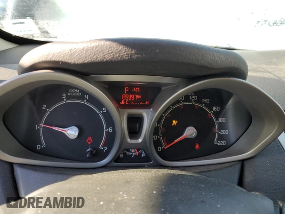 2013 Ford Fiesta SE with VIN 3FADP4EJXDM102520, listed as a Copart auction lot 44522025 with 135,997 mi miles and Clean Title. Bid and sale history available at carsss.com. Image 9.