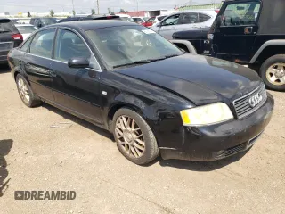 2002 Audi A6 with VIN WAULD64B32N096886, listed as a Copart auction lot 67728714 with 0 mi miles and Salvage Title. Bid and sale history available at carsss.com. Image 4.