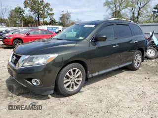 2016 Nissan Pathfinder SV with VIN 5N1AR2MMXGC604663, listed as a Copart auction lot 51388265 with 72,928 mi miles and Salvage Title. Bid and sale history available at carsss.com. Image 1.