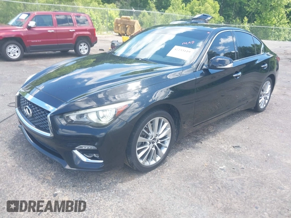 2018 Infiniti Q50 Luxe z VIN JN1EV7AP3JM356824, wystawiony jako IAAI lot #42233119 z przebiegiem 172 183 mil mil oraz . Historia ofert i sprzedaży dostępna na DreamBid. Obrazek 18.
