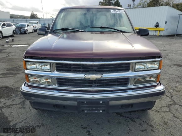 1995 Chevrolet Tahoe with VIN 1GNEK13K9SJ445554, listed as a Copart auction lot 50945835 with 206,626 mi miles and Salvage Title. Bid and sale history available at carsss.com. Image 5.