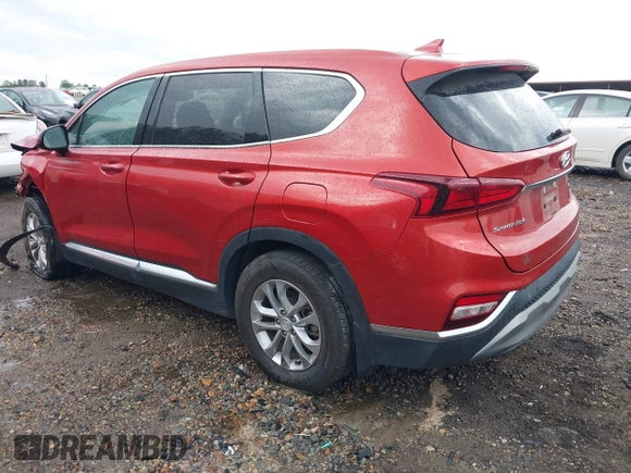 2020 Hyundai Santa Fe SEL with VIN 5NMS3CAD0LH236168, listed as a IAAI auction lot 41955594 with 55,166 mi miles. Bid and sale history available at carsss.com. Image 3.