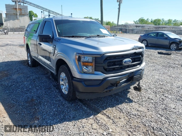 2023 Ford F-150 XL with VIN 1FTNF1E5XPKF47161, listed as a IAAI auction lot 42171620 with 14,623 mi miles and . Bid and sale history available at DreamBid. Image 1.