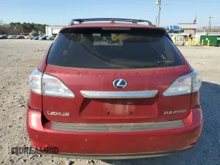 2010 Lexus RX 450h with VIN JTJBC1BA8A2408678, listed as a Copart auction lot 46742485 with 166,685 mi miles and Clean Title. Bid and sale history available at DreamBid. Image 6.