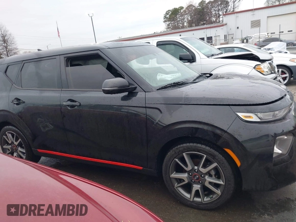 2021 Kia Soul GT-Line with VIN KNDJ63AU5M7126972, listed as a IAAI auction lot 41276835 with 22,195 mi miles and . Bid and sale history available at DreamBid. Image 13.