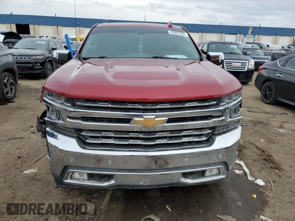 2020 Chevrolet Silverado 1500 LTZ with VIN 1GCUYGEDXLZ225427, listed as a Copart auction lot 43807995 with 103,785 mi miles and Clean Title. Bid and sale history available at DreamBid. Image 5.