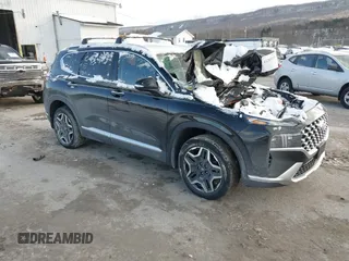 2021 Hyundai Santa Fe Hybrid Limited with VIN KM8S5DA14MU012154, listed as a IAAI auction lot 41283257 with 40,280 mi miles. Bid and sale history available at carsss.com. Image 1.