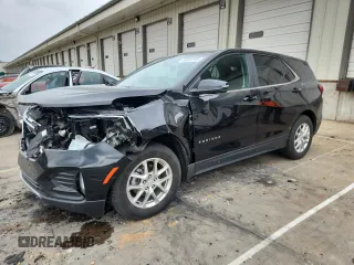 2022 Chevrolet Equinox LT with VIN 3GNAXUEV7NL247996, listed as a Copart auction lot 60026365 with 45,862 mi miles and Salvage title. Bid and sale history available at DreamBid. Image 1.