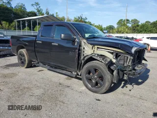 2017 Ram 1500 Express with VIN 1C6RR6FT0HS825397, listed as a Copart auction lot 60722025 with 75,769 mi miles and Salvage title. Bid and sale history available at DreamBid. Image 4.