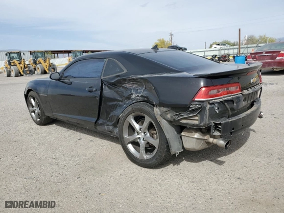2014 Chevrolet Camaro LT with VIN 2G1FB1E36E9239197, listed as a Copart auction lot 51343375 with 165,539 mi miles and Salvage Title. Bid and sale history available at carsss.com. Image 2.