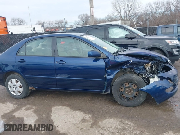 2008 Toyota Corolla CE with VIN 1NXBR32E88Z004581, listed as a IAAI auction lot 38783379 with 150,497 mi miles and . Bid and sale history available at DreamBid. Image 6.