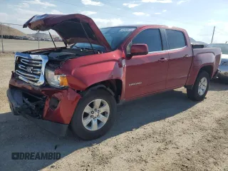 2018 GMC Canyon 2WD SLE with VIN 1GTG5CEN9J1101197, listed as a Copart auction lot 64589574 with 73,808 mi miles and Salvage Title. Bid and sale history available at carsss.com. Image 1.