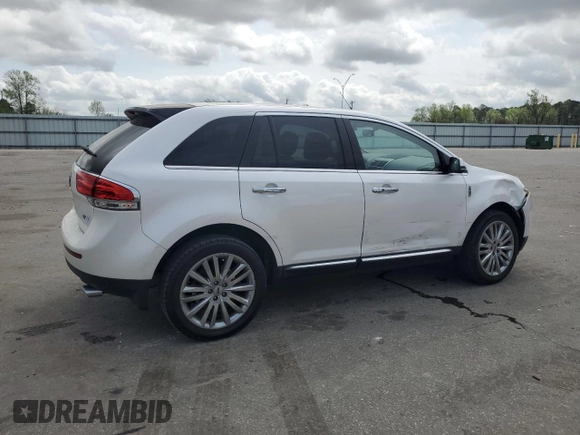 2013 Lincoln MKX with VIN 2LMDJ6JKXDBL12879, listed as a Copart auction lot 51145175 with 128,142 mi miles and Salvage Title. Bid and sale history available at carsss.com. Image 3.