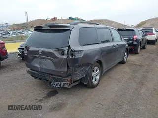 2015 Toyota Sienna LE AAS with VIN 5TDKK3DC7FS619418, listed as a IAAI auction lot 42553836 with 116,190 mi miles and . Bid and sale history available at DreamBid. Image 4.