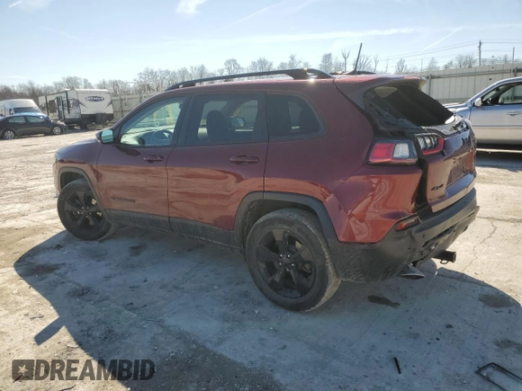 2019 Jeep Cherokee Altitude with VIN 1C4PJMLN4KD334814, listed as a Copart auction lot 47432485 with 105,536 mi miles and Salvage Title. Bid and sale history available at DreamBid. Image 2.