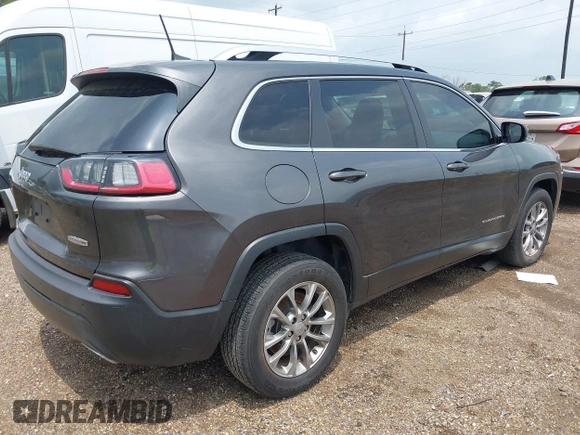 2021 Jeep Cherokee Latitude Lux with VIN 1C4PJLMX7MD150593, listed as a IAAI auction lot 42066825 with Not provided miles and . Bid and sale history available at DreamBid. Image 4.