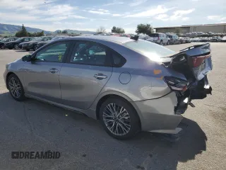 2023 Kia Forte GT-Line with VIN 3KPF54AD8PE568339, listed as a Copart auction lot 46496325 with 17,379 mi miles and Salvage Title. Bid and sale history available at carsss.com. Image 2.