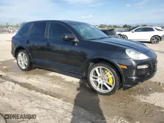 2009 Porsche Cayenne Turbo with VIN WP1AC29P19LA81432, listed as a Copart auction lot 46151795 with 134,929 mi miles and Clean Title. Bid and sale history available at carsss.com. Image 4.