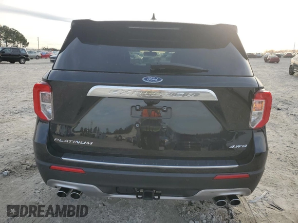 2022 Ford Explorer Platinum with VIN 1FM5K8HC2NGC40030, listed as a Copart auction lot 87721015 with 23,625 mi miles and Salvage Title. Bid and sale history available at carsss.com. Image 6.
