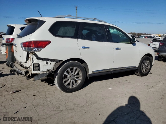 2014 Nissan Pathfinder Platinum with VIN 5N1AR2MN4EC734489, listed as a Copart auction lot 84039424 with NaN miles and Salvage Title. Bid and sale history available at carsss.com. Image 3.