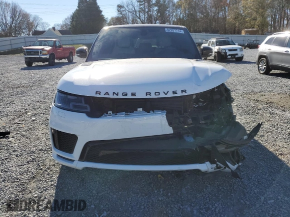 2021 Land Rover Range Rover Sport HST with VIN SALWS2RU2MA783336, listed as a Copart auction lot 82207714 with 0 mi miles and Salvage Title. Bid and sale history available at carsss.com. Image 5.