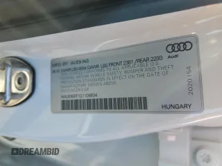 2016 Audi A3 2.0T Premium Plus with VIN WAUE8GFF1G1106834, listed as a Copart auction lot 65890952 with 63,563 mi miles. Bid and sale history available at carsss.com. Image 13.