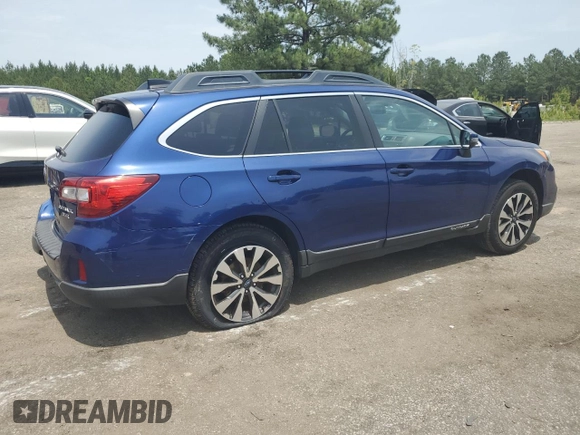 2016 Subaru Outback Limited with VIN 4S4BSENCXG3200780, listed as a Copart auction lot 57398595 with 118,045 mi miles and Salvage title. Bid and sale history available at DreamBid. Image 3.