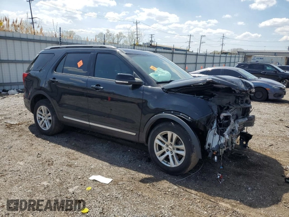 2018 Ford Explorer XLT with VIN 1FM5K8D88JGB77172, listed as a Copart auction lot 54339475 with Not provided miles and Salvage title. Bid and sale history available at DreamBid. Image 4.