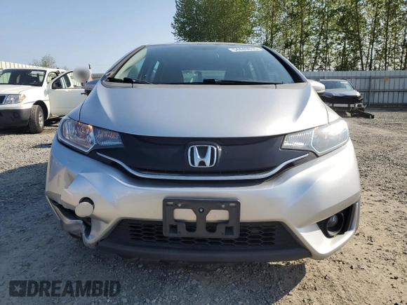2015 Honda Fit EX-L with VIN 3HGGK5H82FM704093, listed as a Copart auction lot 54449815 with 120,570 mi miles and Salvage Title. Bid and sale history available at carsss.com. Image 5.