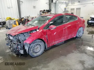 2016 Kia Forte EX with VIN KNAFX4A87G5524628, listed as a Copart auction lot 44221185 with 185,611 mi miles and Salvage Title. Bid and sale history available at carsss.com. Image 1.