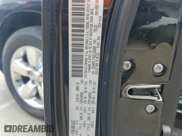 2016 Ram 1500 Big Horn with VIN 3C6RR7LT4GG136088, listed as a Copart auction lot 58759045 with 121,980 mi miles and Salvage title. Bid and sale history available at DreamBid. Image 12.