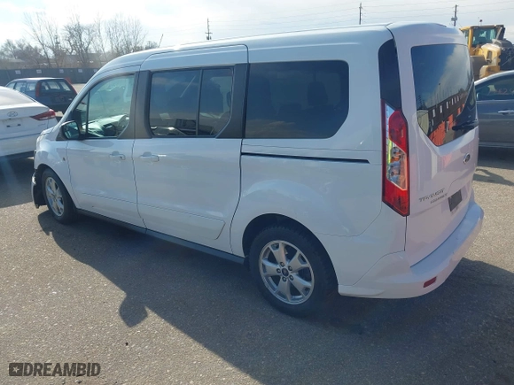 2014 Ford Transit Connect Wagon XLT with VIN NM0GE9F74E1133531, listed as a IAAI auction lot 41744477 with 73,653 mi miles. Bid and sale history available at carsss.com. Image 3.